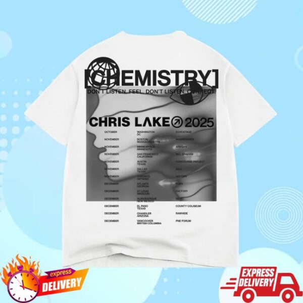 Chris Lake Store Merch Chemistry Tour Falling Tee