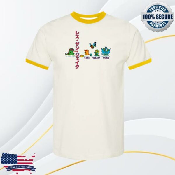 Less Than Jake Merch Store Less Than Jake Vintage Japan Ringer Tee