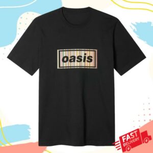 Paul Smith Merch Store Paul Smith X Oasis Black Signature Stripe Logo T-Shirt