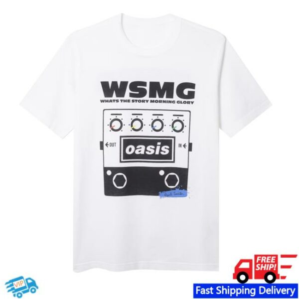 Paul Smith Merch Store Paul Smith X Oasis White Wsmg Print T-Shirt