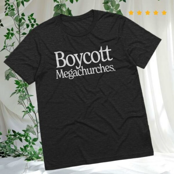 I’ve Had It Store Merch Boycott Megachurches Unisex Black T-Shirt