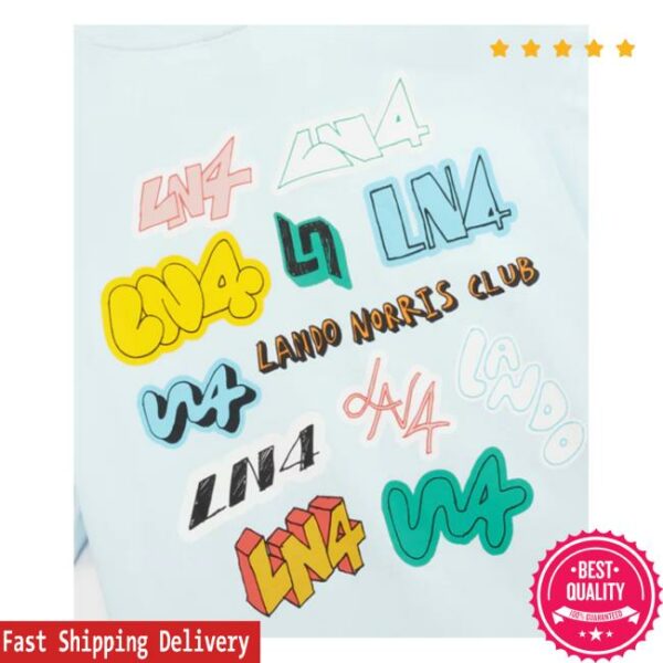 Lando Norris Store Merch Sticker Tee