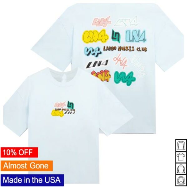 Lando Norris Store Merch Sticker Tee