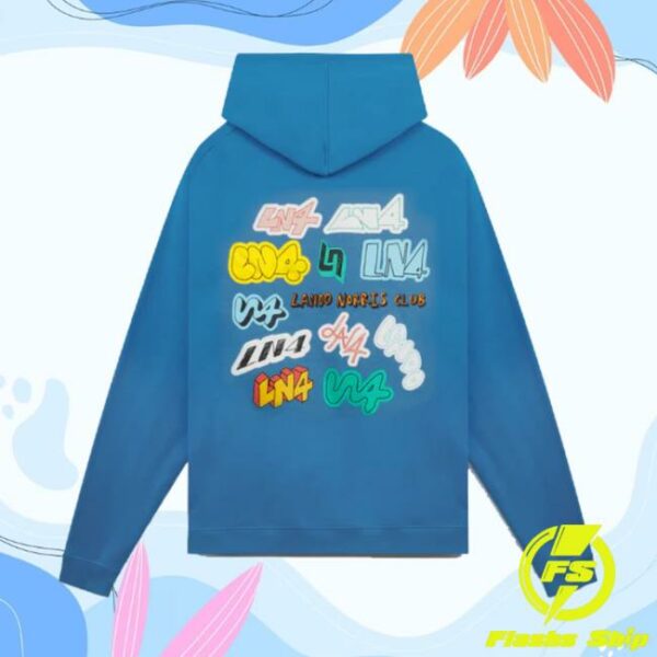 Lando Norris Store Merch Sticker Hoodie