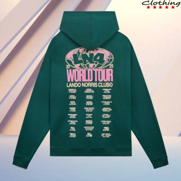 Lando Norris Store Merch World Tour Hoodie