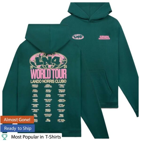 Lando Norris Store Merch World Tour Hoodie
