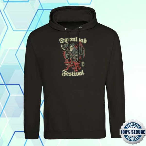 Download Festival Store Merch Download Reaper 2025 Line-Up Hoodie