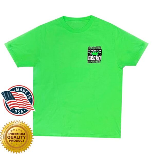 Gecko Hawaii Store Merch 1988 Gecko Bootleg 1980’S Neon Tee