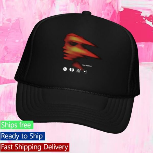 Chris Lake Merch Store Chemistry Face Trucker Hat