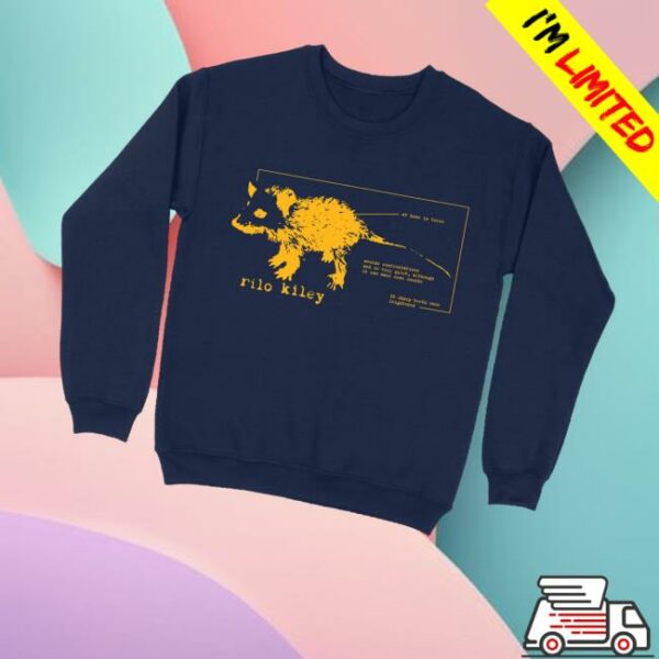 Rilo Kiley Merch Store Shop Schematic Possum Crewneck