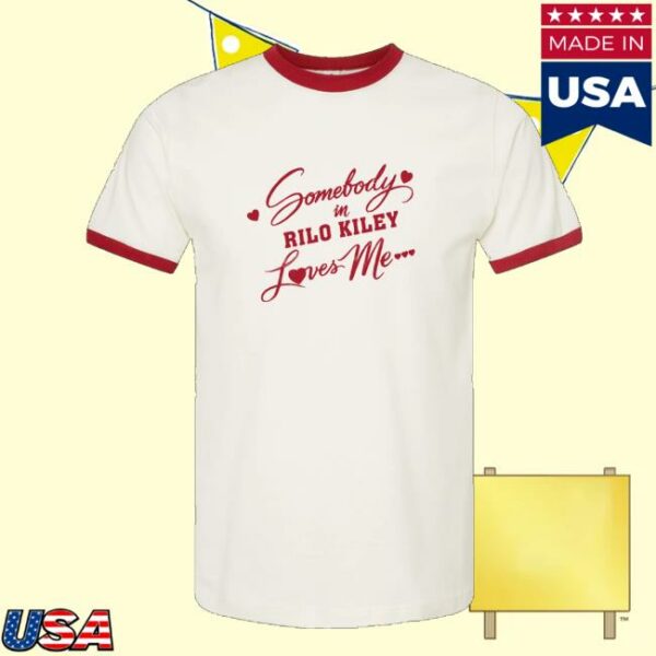 Rilo Kiley Merch Store Somebody Loves Me Ringer T-Shirt