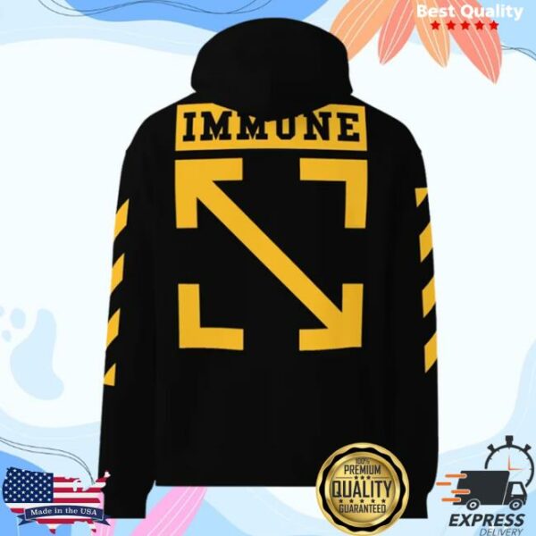 Howdoiplay Store Merch Immune Oversized Hoodie