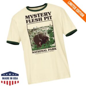 Mystery Flesh Pit National Park Store Merch Souvenir Ringer Tee
