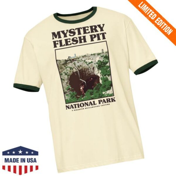 Mystery Flesh Pit National Park Store Merch Souvenir Ringer Tee