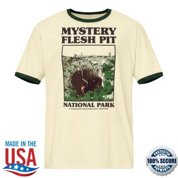 Mystery Flesh Pit National Park Store Merch Souvenir Ringer Tee