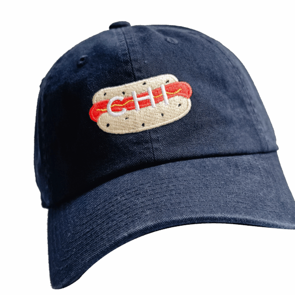 Alice And Wonder Store Merch Chi Hot Dog Icon Navy Hat