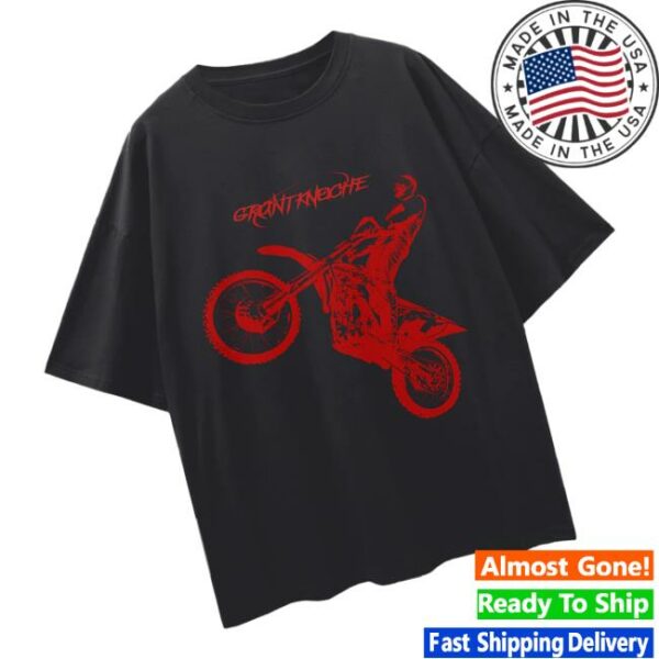 Grant Knoche Merch Store Grant Knoche Red Moto Tee