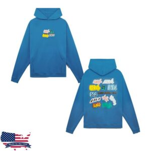 Lando Norris Merch Store Sticker Hoodie