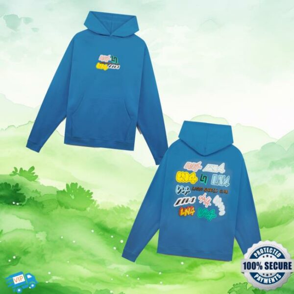 Lando Norris Merch Store Sticker Hoodie