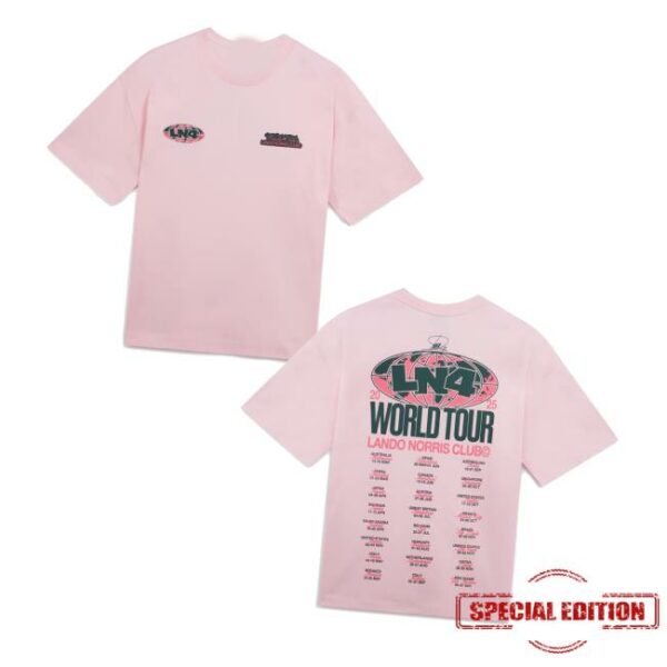 Lando Norris Merch Store World Tour Tee