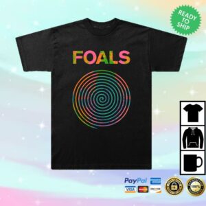 Foals Shop Merch Wwd X Anniversary Spiral T-Shirt