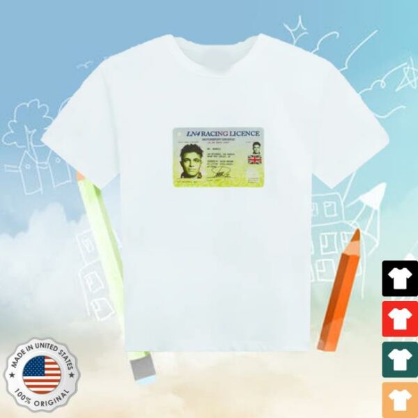 Lando Norris Merch Store Lando Licence Fitted Tee