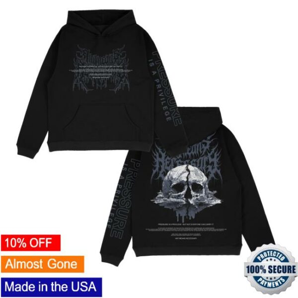 Anymeansnecessary Merch Store Pressure Pullover Hoodie
