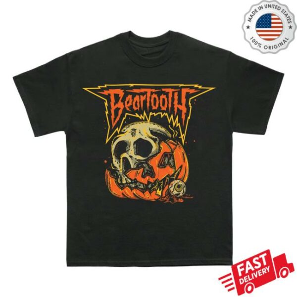 Beartooth Band Store Merch Jack-O-Skull Shirt