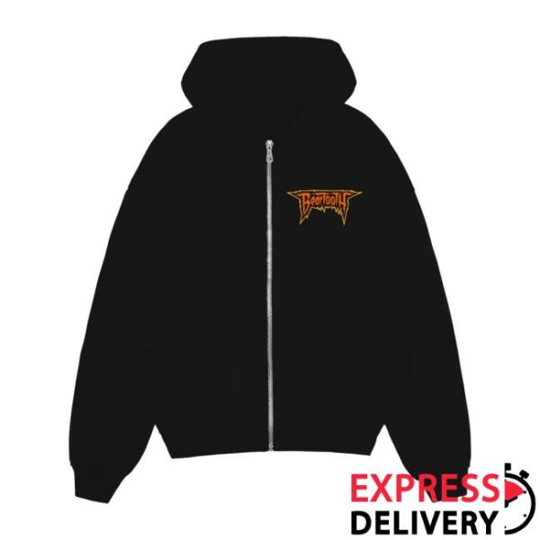 Beartooth Band Store Merch Jack-O-Skull Zip Up Hoodie