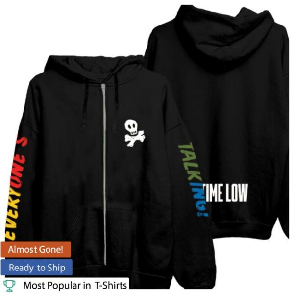 All Time Low Store Merch Everyone’s Talking Zip Hoodie