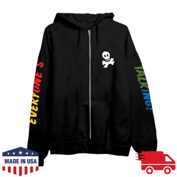 All Time Low Store Merch Everyone’s Talking Zip Hoodie