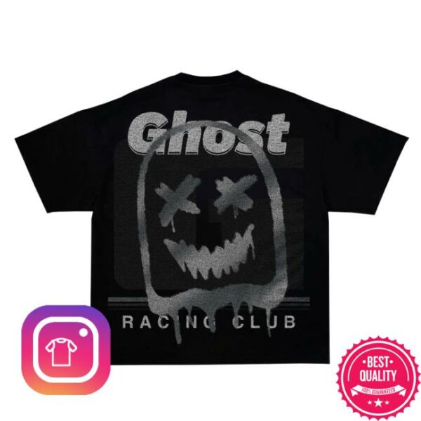 Official Ghost Racing Store Merch Ghost Reflective Black Shirt