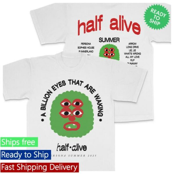 Half Alive Merch Store Double Eye Tee