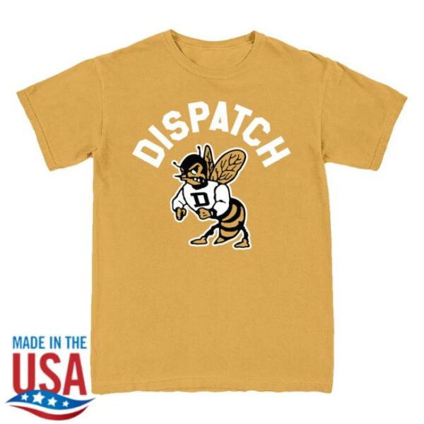 Dispatch Merch Store Shop Yellow Jacket Yellow Tee