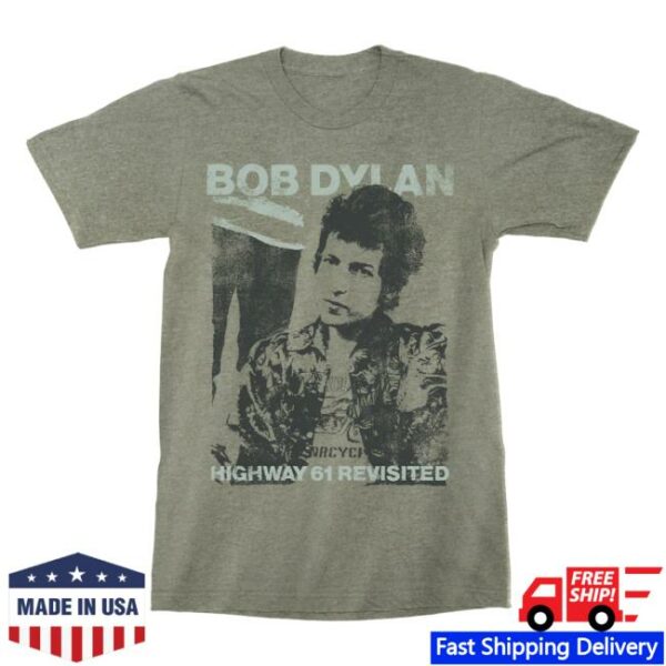 Bob Dylan Store Merch Distressed Highway 61 Revisited T-Shirt