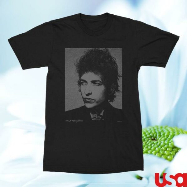Bob Dylan Store Merch Like A Rolling Stone Portrait T-Shirt