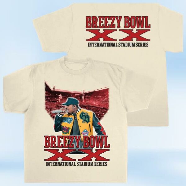 Shop Chris Brown Store Merch Live From Breezy Bowl SS T-Shirt
