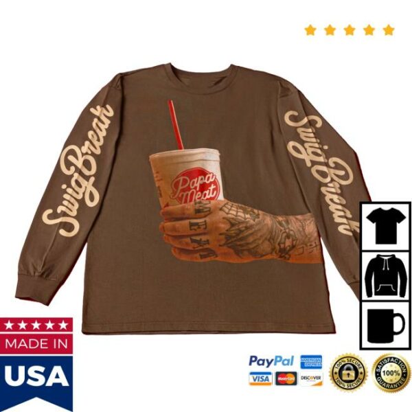 Meatcanyon Store Merch Meat Swig Long Sleeve Tee