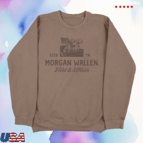Morgan Wallen Merch Store Morgan Wallen X Field And Stream Crewneck