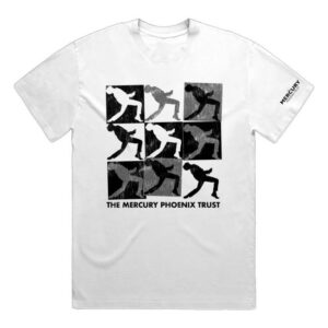 Queen Merch Store Mercury Phoenix Trust Freddie Pop Art White T-Shirt