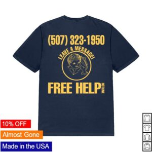 Armada Merch Store Heart To Gold Navy Hotline T-Shirt