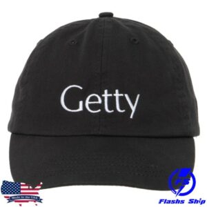 Getty Store Merch Getty Embroidered Logo Cap