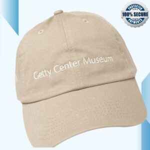 Getty Store Merch Getty Center Museum Embroidered Logo Cap