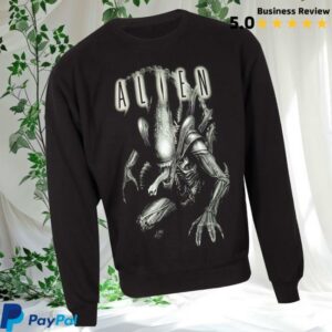 Eyesore Merch Store Alien ‘Xeno’ Black Sweatshirt