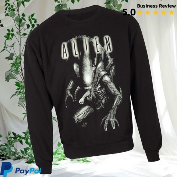 Eyesore Merch Store Alien ‘Xeno’ Black Sweatshirt
