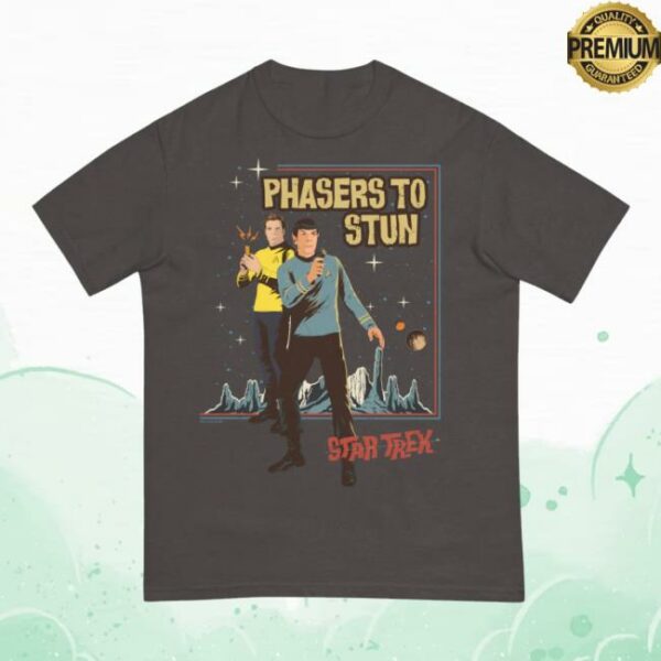 Star Trek Store Merch The Original Series Phasers To Stun Unisex Comfort Colors T-Shirt