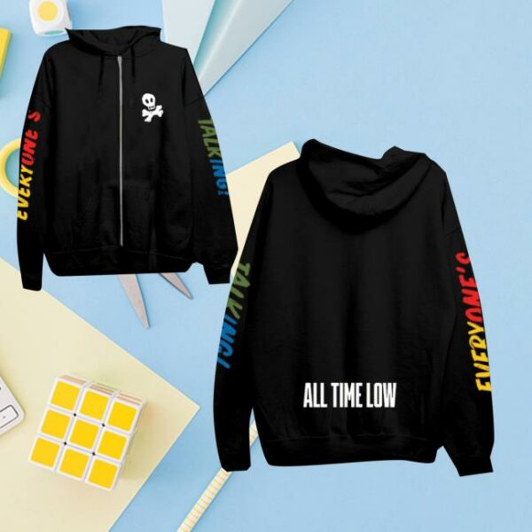 All Time Low Store Merch Shop Everyone’s Talking Zip Hoodie