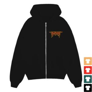 Beartoothband Merch Store Jack-O-Skull Zip Up Hoodie