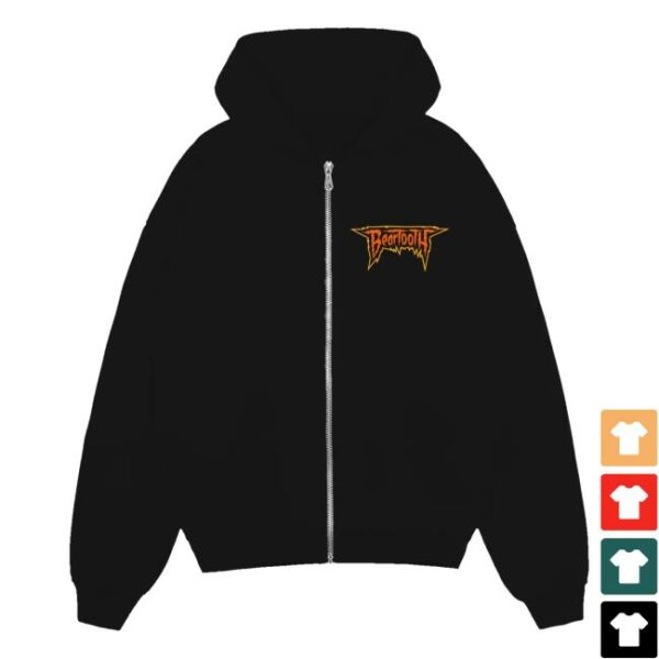 Beartoothband Merch Store Jack-O-Skull Zip Up Hoodie