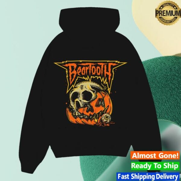 Beartoothband Merch Store Jack-O-Skull Zip Up Hoodie